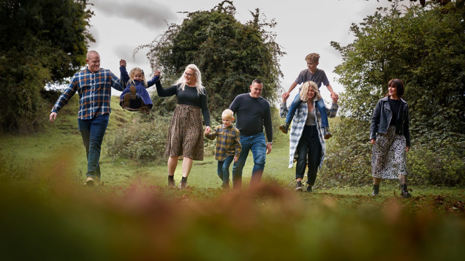 family portrait photography session at beverley westwood near hull